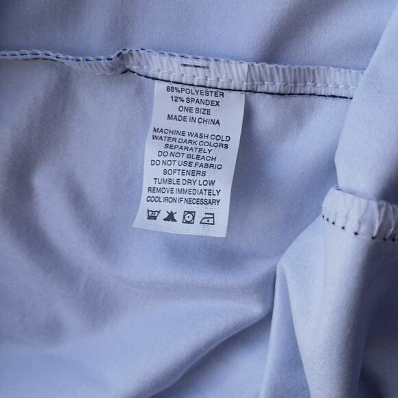 Stasia Blue Notes: 3D Musical Graphic Leggings Plus Size 1X/2X Callie Lives - Picture 6 of 9